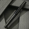 Santhome Elegance Roller Metallic Pen with Leather Finish - Black