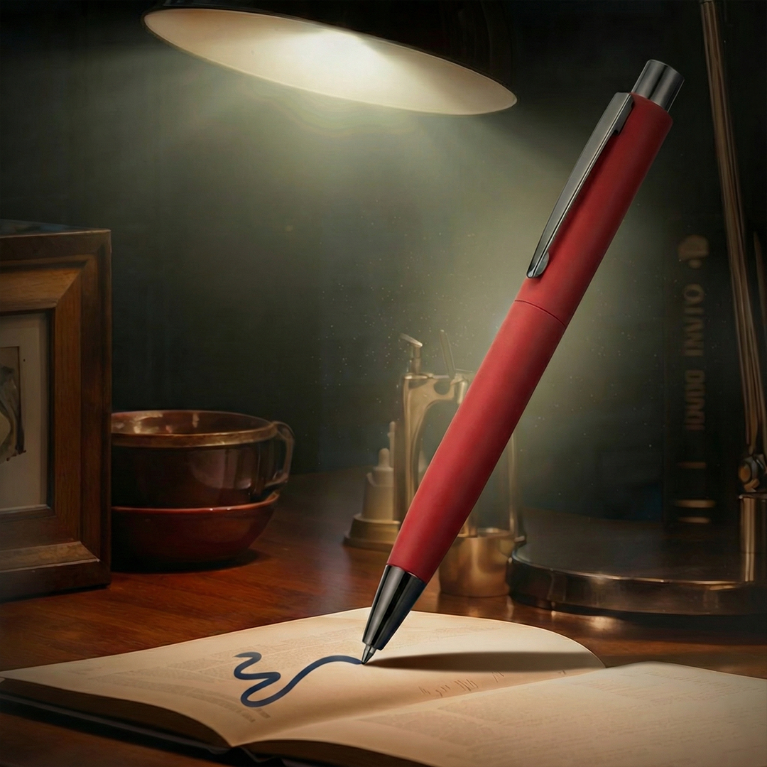 UMA Straight Metal Pen - Red