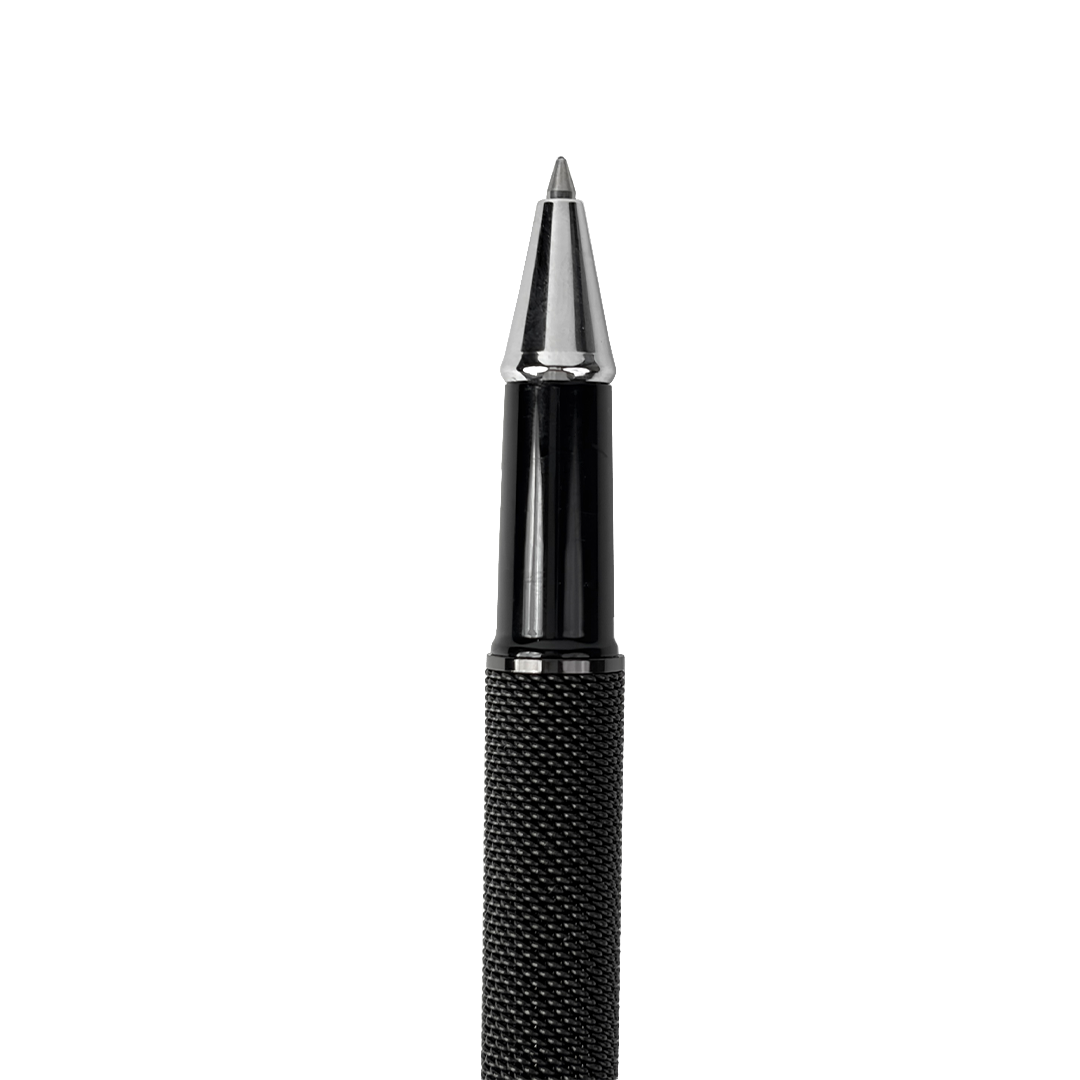 UAE's No.1 - UMA Black Forest Premium Gift Set of Mesh Textured Metal Roller & Ball Pen with Extra Refills