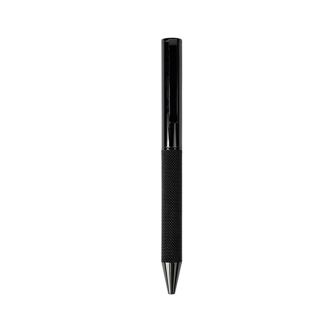 UAE's No.1 - UMA Black Forest Premium Gift Set of Mesh Textured Metal Roller & Ball Pen with Extra Refills