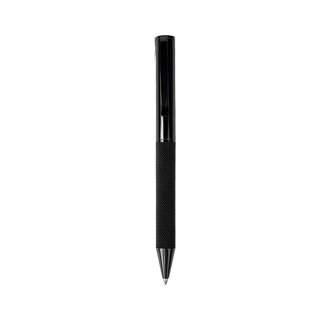 UAE's No.1 - UMA Black Forest Premium Gift Set of Mesh Textured Metal Roller & Ball Pen with Extra Refills
