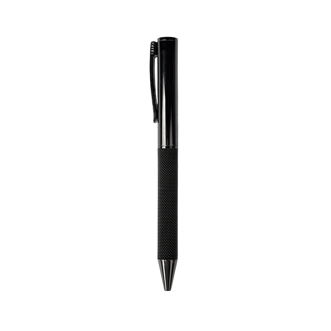 UAE's No.1 - UMA Black Forest Premium Gift Set of Mesh Textured Metal Roller & Ball Pen with Extra Refills
