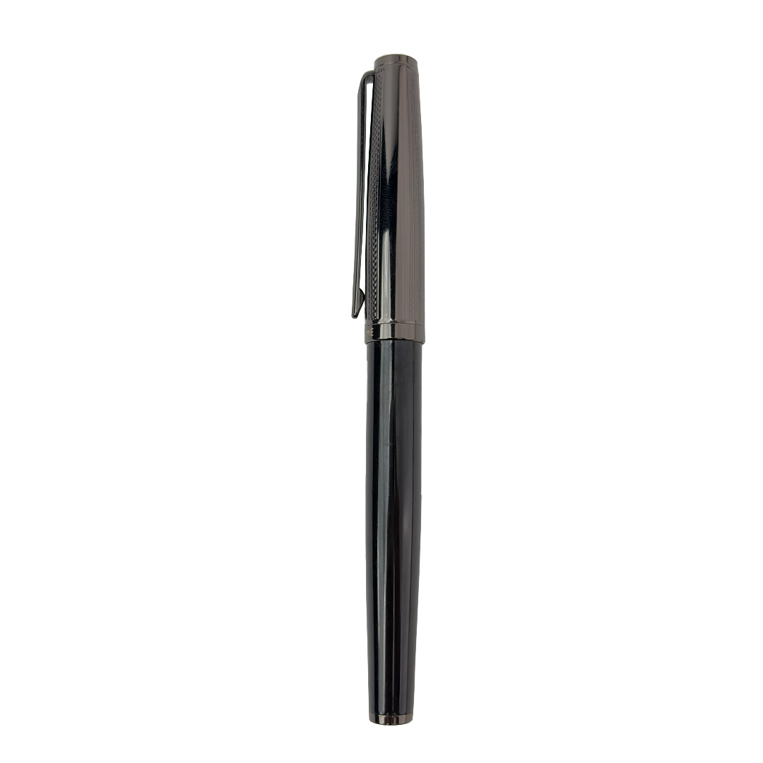 KIRAZ - Santhome® Gift Set of 2 Luxury Pens - Black / Chrome