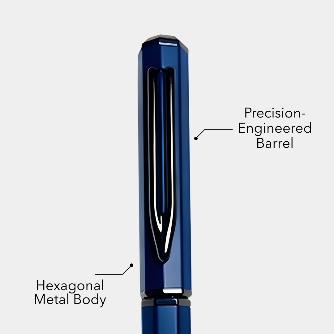 UAE's No.1 - Santhome Luxury Hex-Metal Roller Pen – Gift-Box Edition - Set of 2