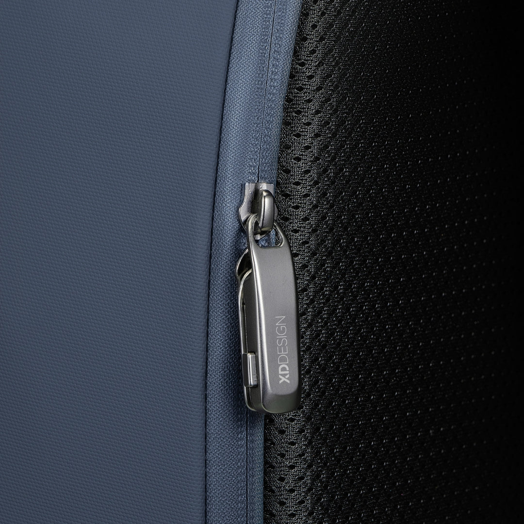 Bobby Edge Anti-Theft Backpack - Navy Blue