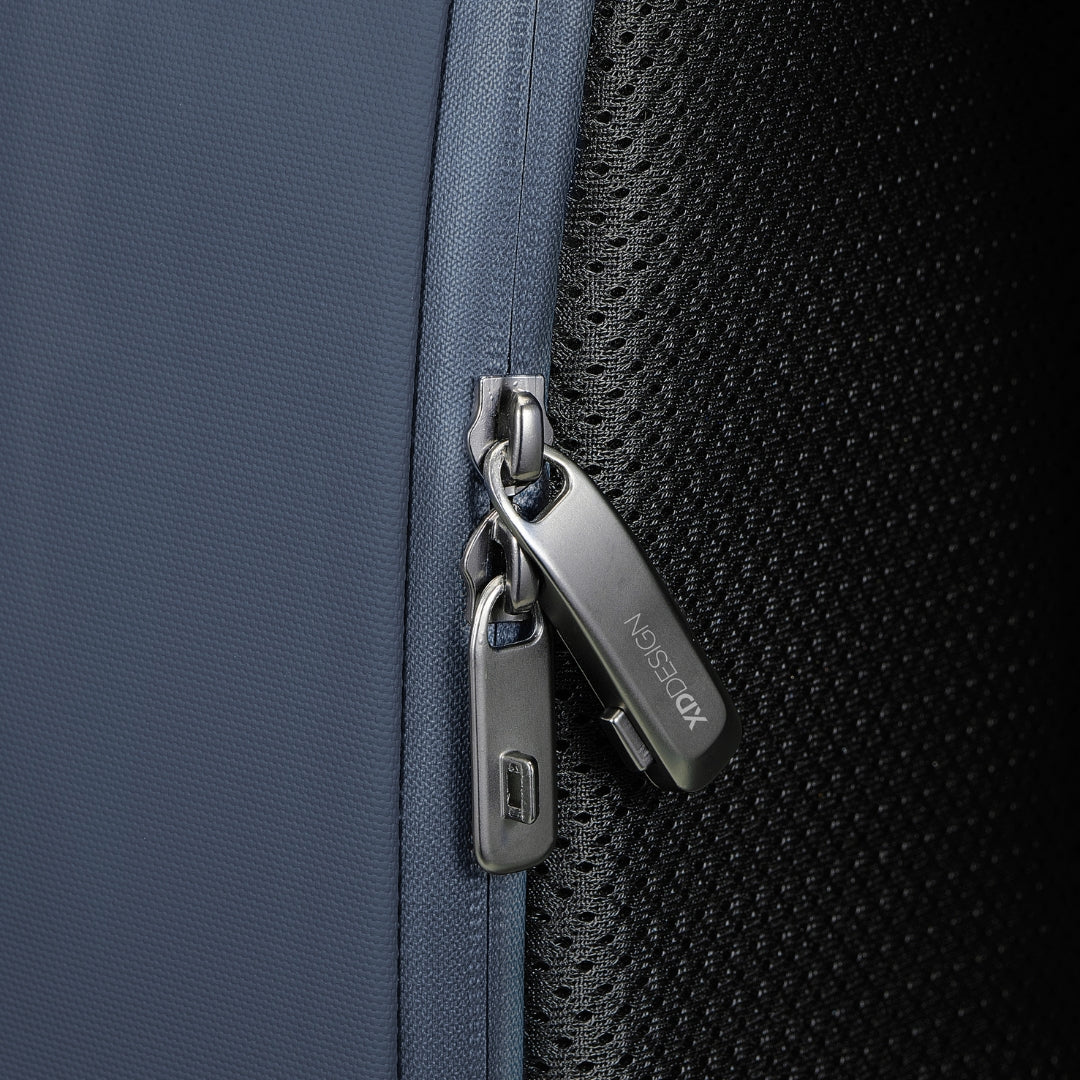 Bobby Edge Anti-Theft Backpack - Navy Blue