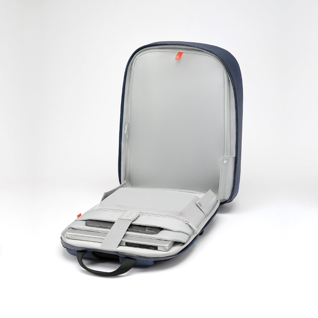Bobby Edge Anti-Theft Backpack - Navy Blue