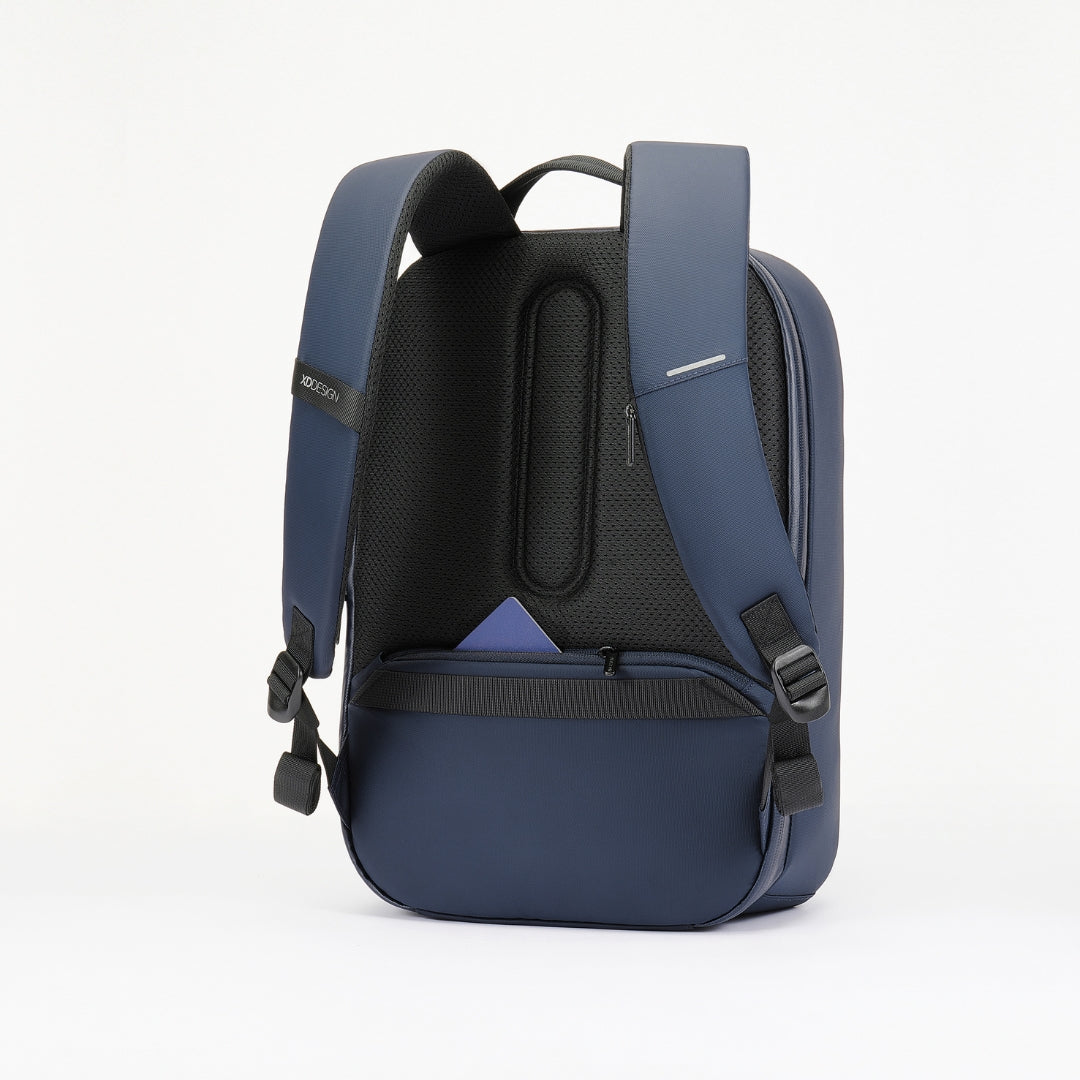 Bobby Edge Anti-Theft Backpack - Navy Blue