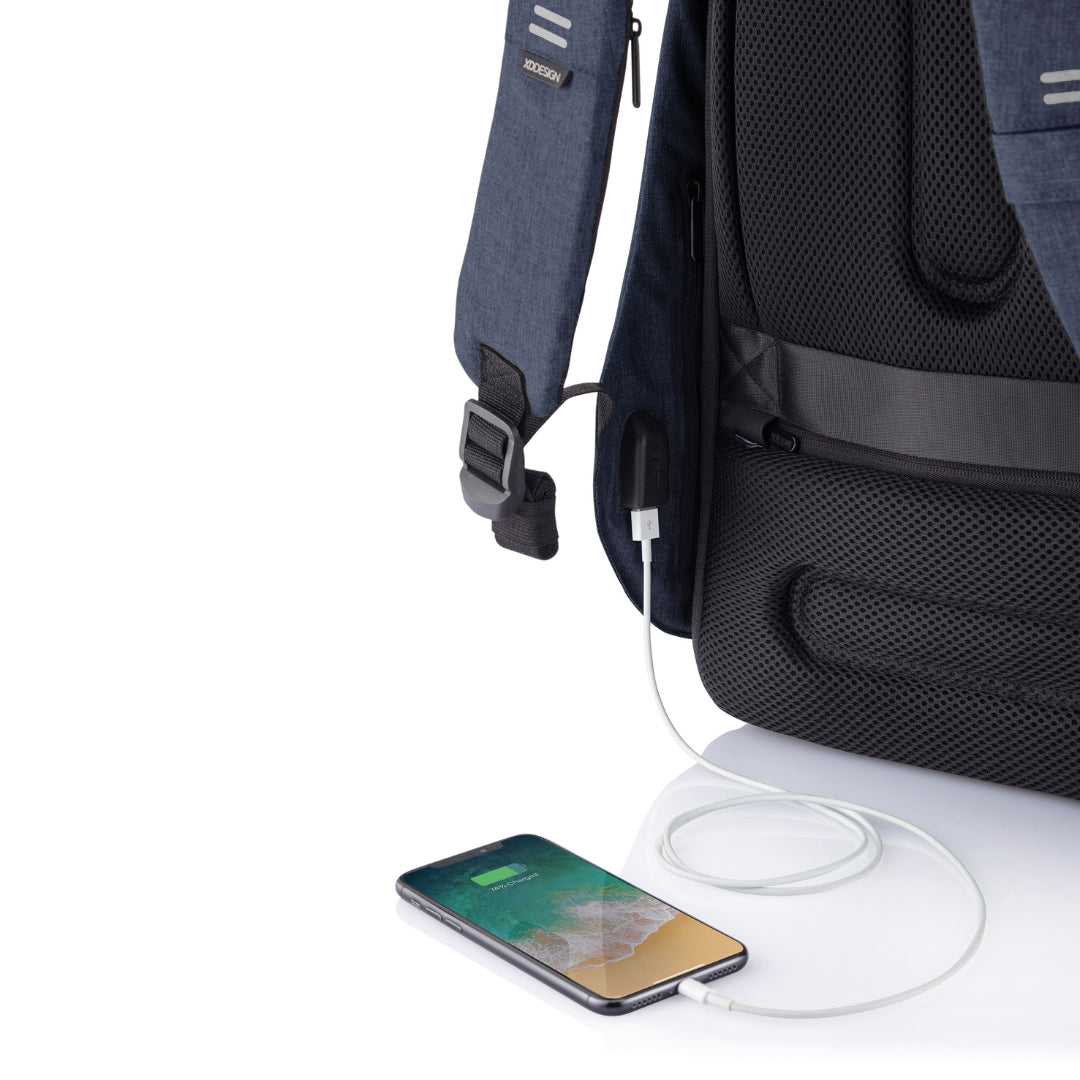 XDDESIGN BOBBY HERO Anti-theft Backpack in rPET material Navy Blue