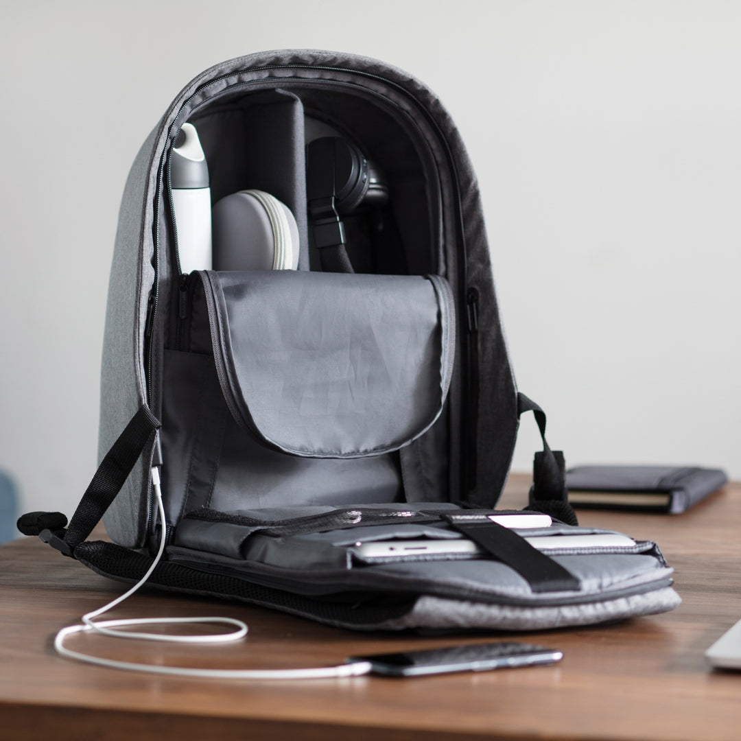 XDDESIGN BOBBY HERO Anti-theft Backpack in rPET material Grey