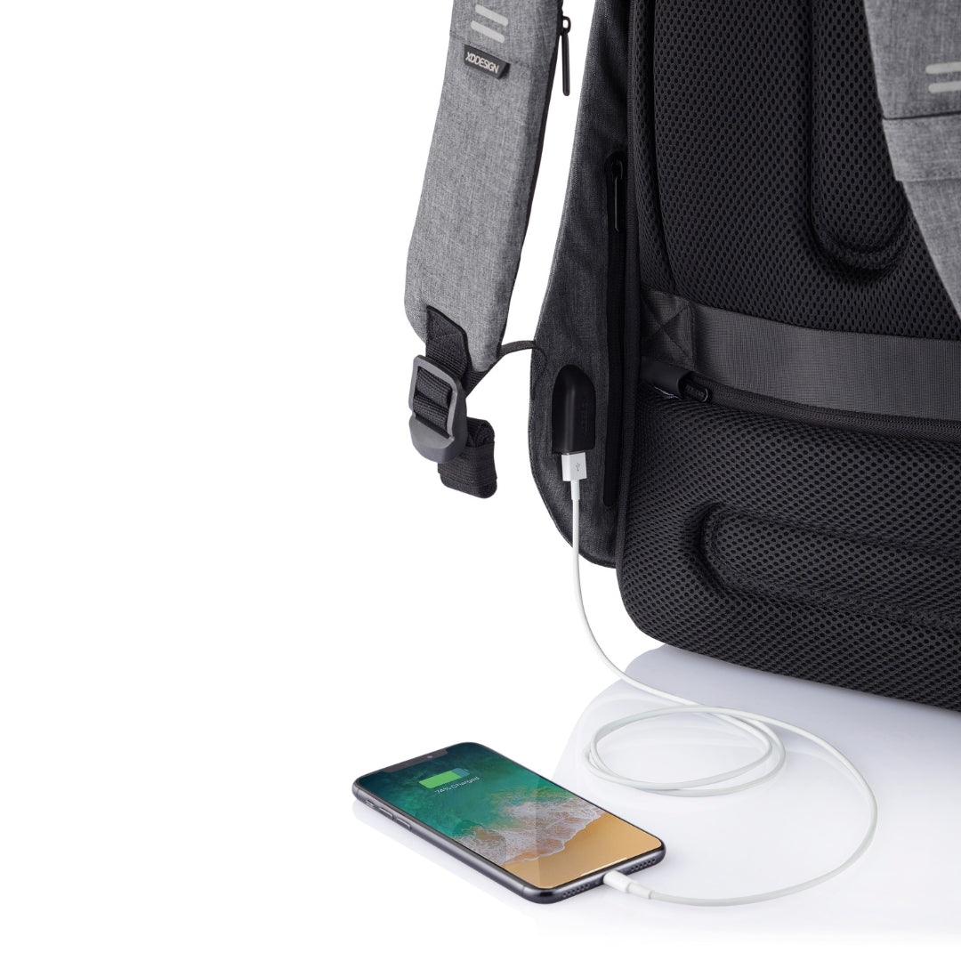 XDDESIGN BOBBY HERO Anti-theft Backpack in rPET material Grey
