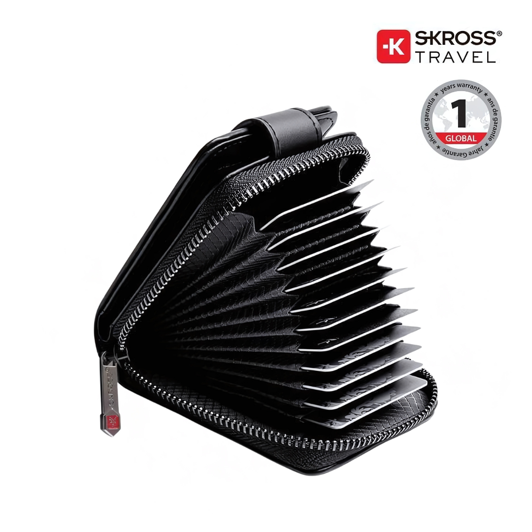 SKROSS Travel - Secure Card & Coin Executive Wallet