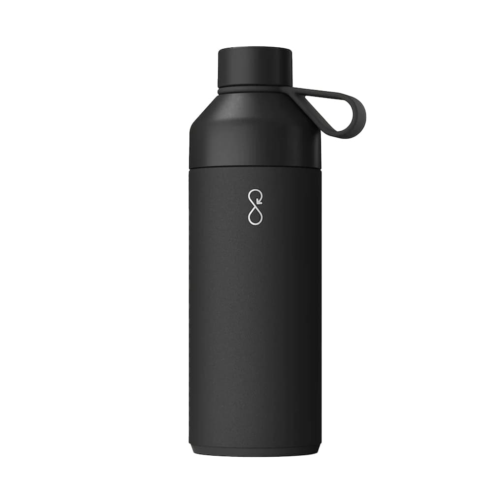 Ocean Bottle - Obsidian Black - 1L - Double-Wall Vacuum Bottle