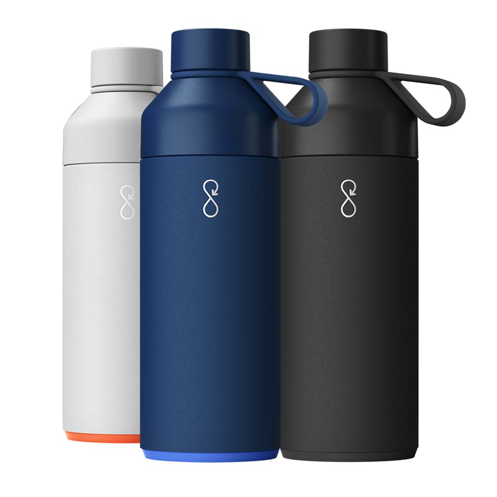 Ocean Bottle - Rock Grey - 1L - Double-Wall Vacuum Bottle