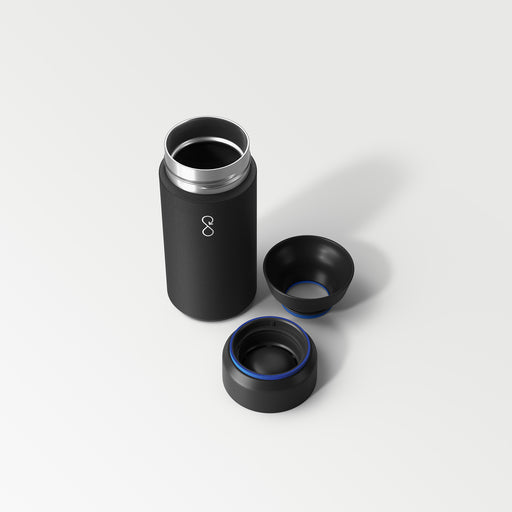 BREW - Ocean Bottle - Black - 350ml - Double-Wall Vacuum Flask