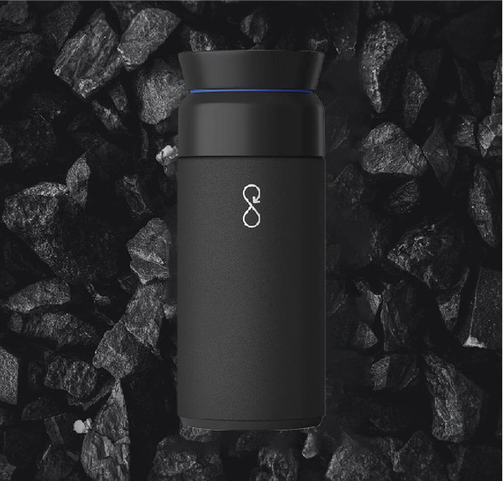 BREW - Ocean Bottle - Black - 350ml - Double-Wall Vacuum Flask