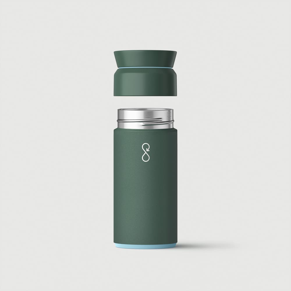 BREW - Ocean Bottle - Forest - 350ml - Double-Wall Vacuum Flask