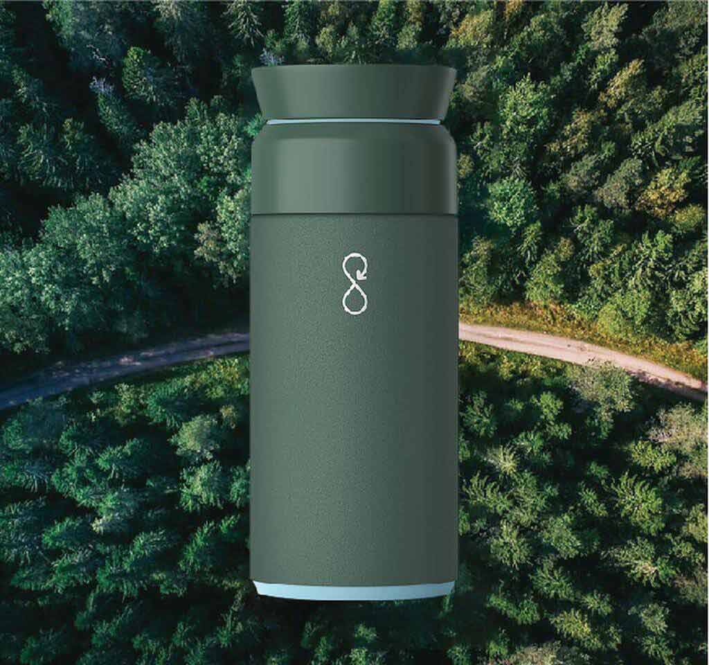 BREW - Ocean Bottle - Forest - 350ml - Double-Wall Vacuum Flask