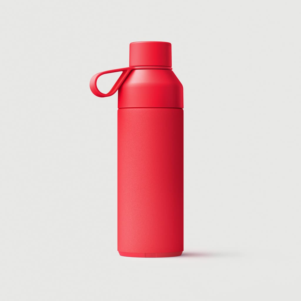 Ocean Bottle - Red - 500ml - Double-Wall Vacuum Bottle