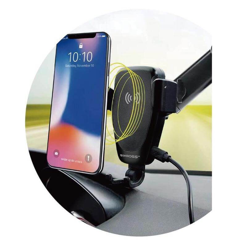 Car Phone Holder & Wireless Charger  - Travel Organizer - SKROSS Travel