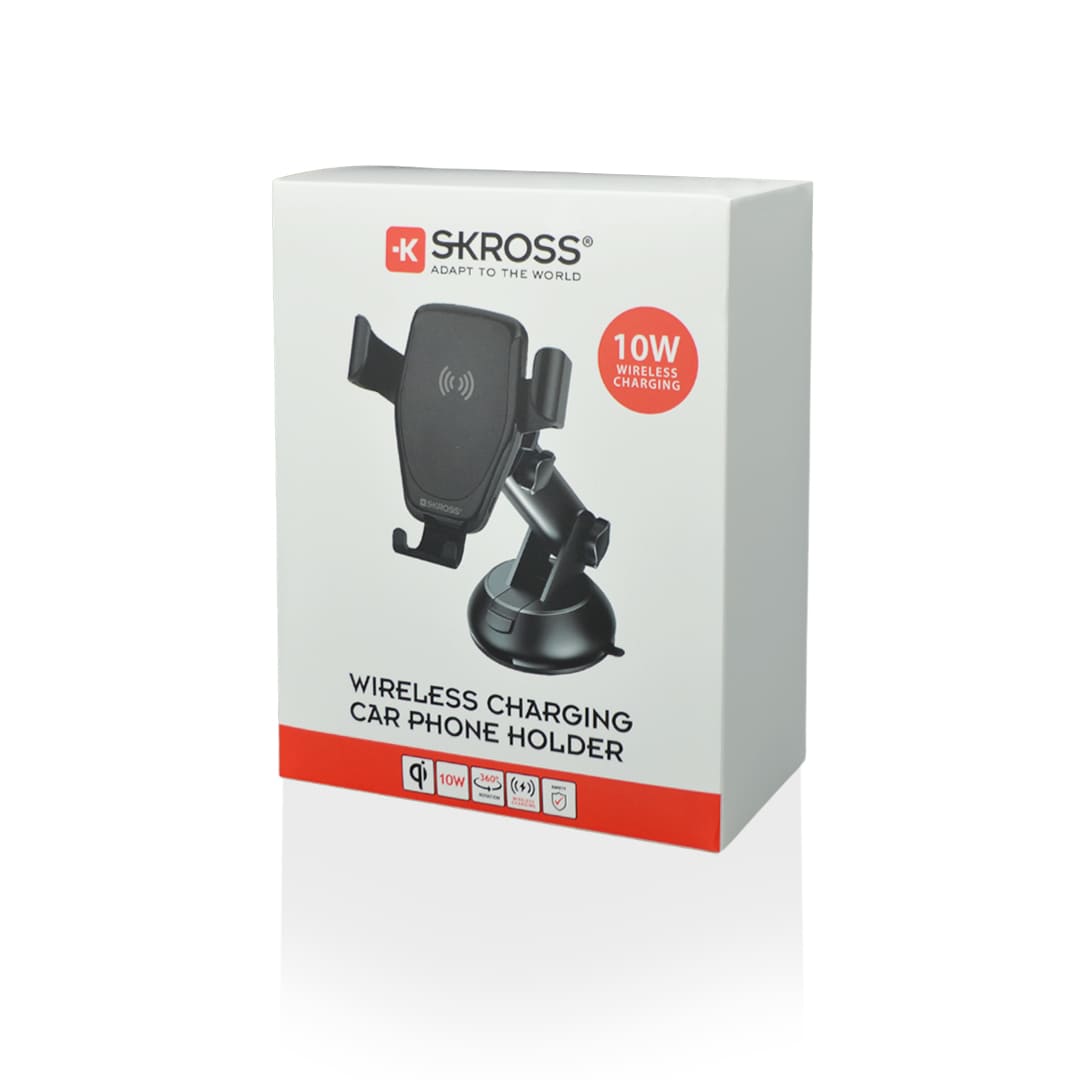 Car Phone Holder & Wireless Charger  - Travel Organizer - SKROSS Travel