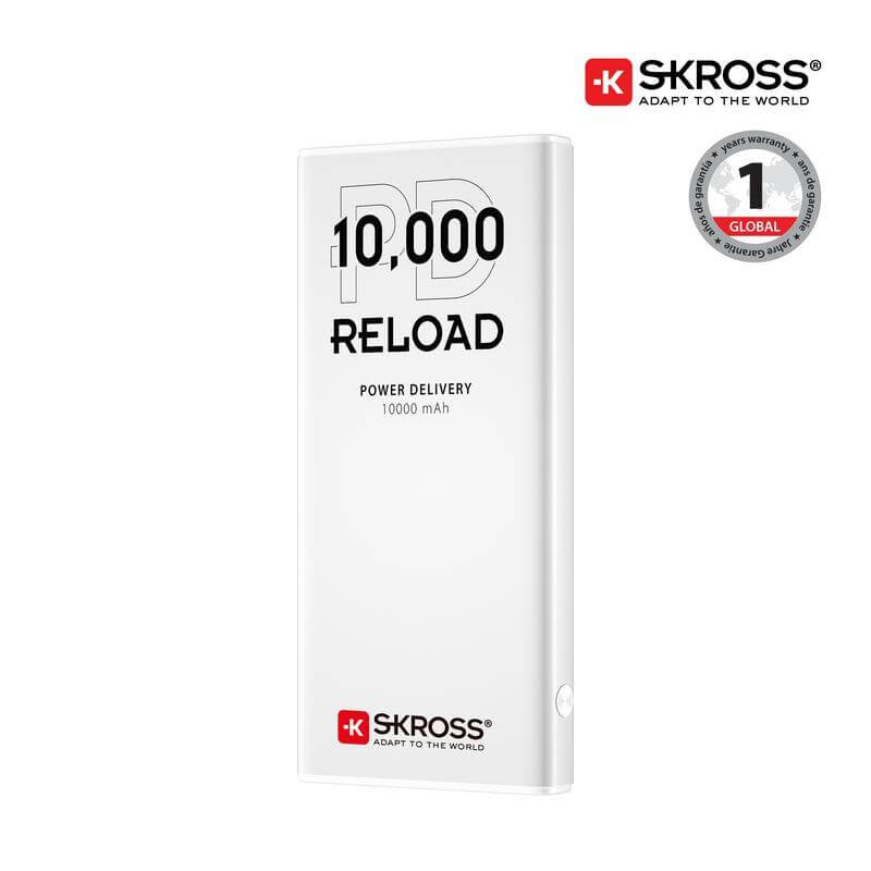 PD10 RELOAD 10000mAh Fast Charge Powerbank - Travel Organizer - SKROSS Travel