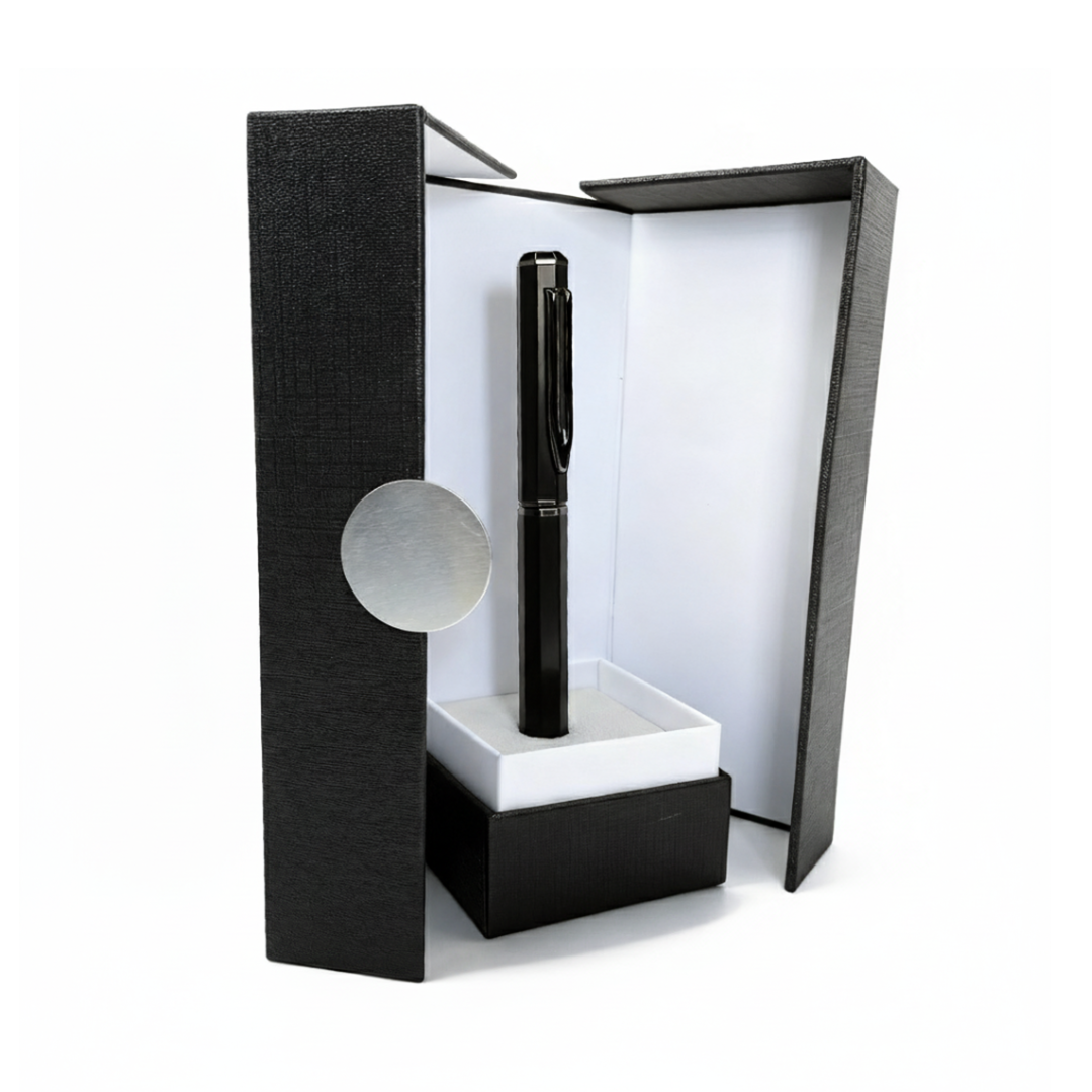 UAE's No.1 - Santhome Luxury Hex-Metal Roller Pen – Gift-Box Edition - Set of 2