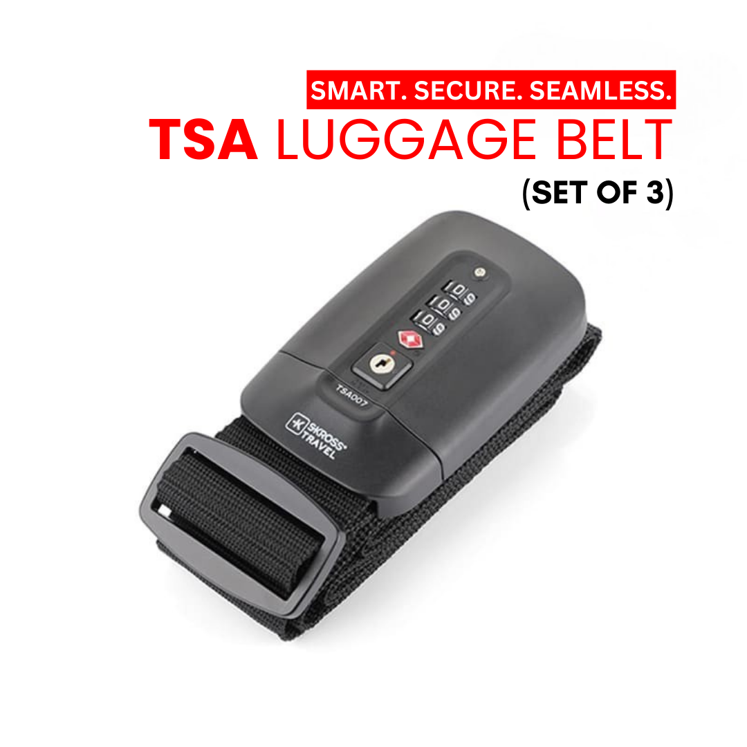 SKROSS® TRAVEL - Luggage Belt / TSA Lock