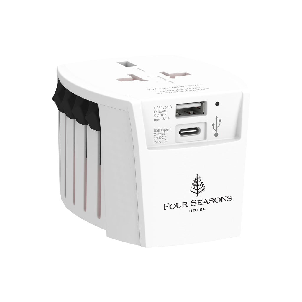 World Travel Adapter MUV USB (AC) - USB & Type C ports - Travel Organizer - SKROSS Travel