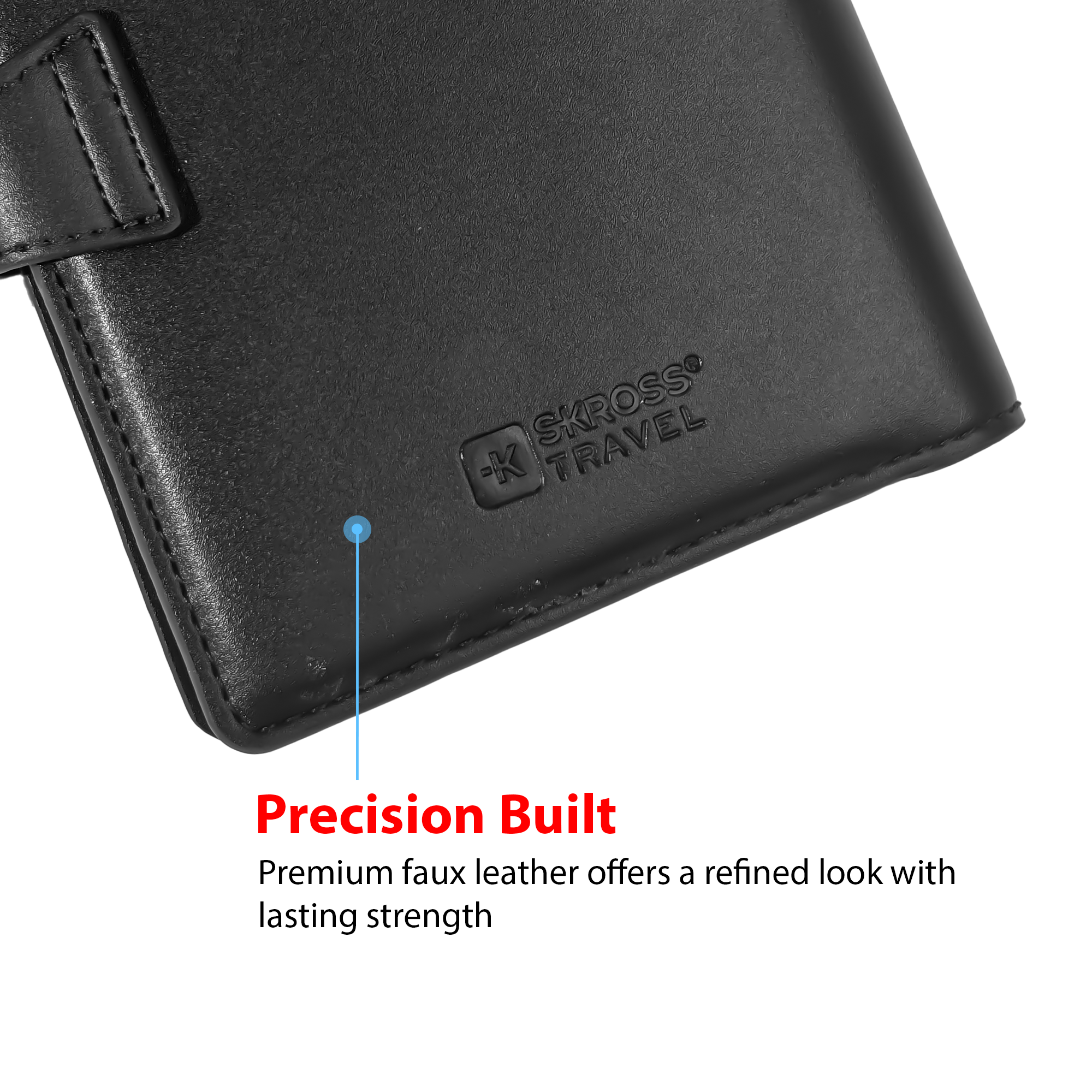 SKROSS Travel - Ambassador Passport Wallet - Blue