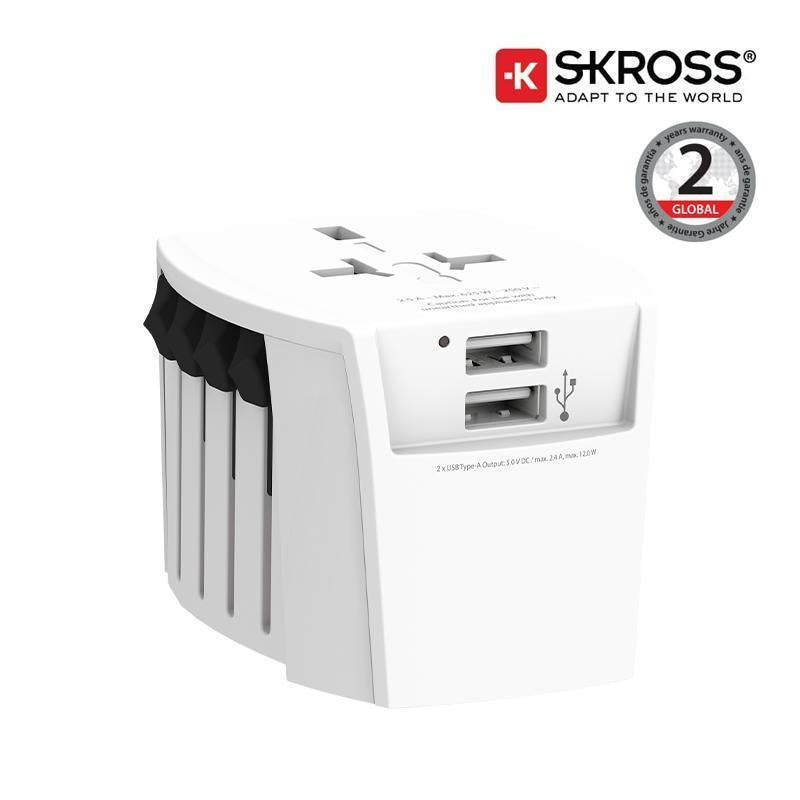 World Travel Adapter MUV USB 2A - Travel Organizer - SKROSS Travel