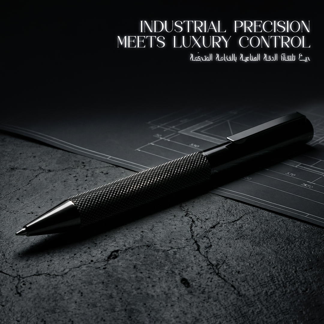 UAE's No.1 - UMA Black Forest Premium Gift Set of Mesh Textured Metal Roller & Ball Pen with Extra Refills