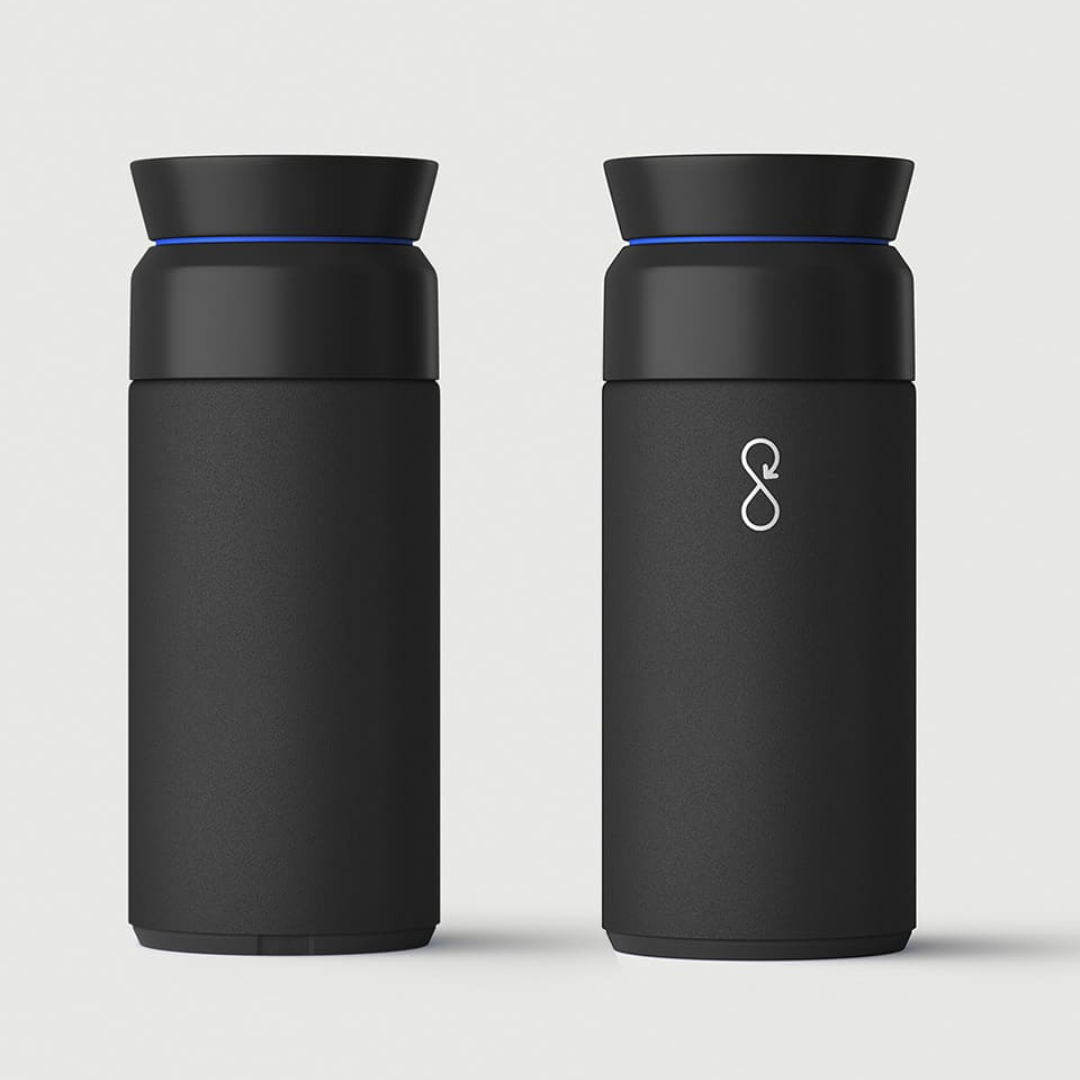 BREW by Ocean Bottle - Obsidian Black (350ml)