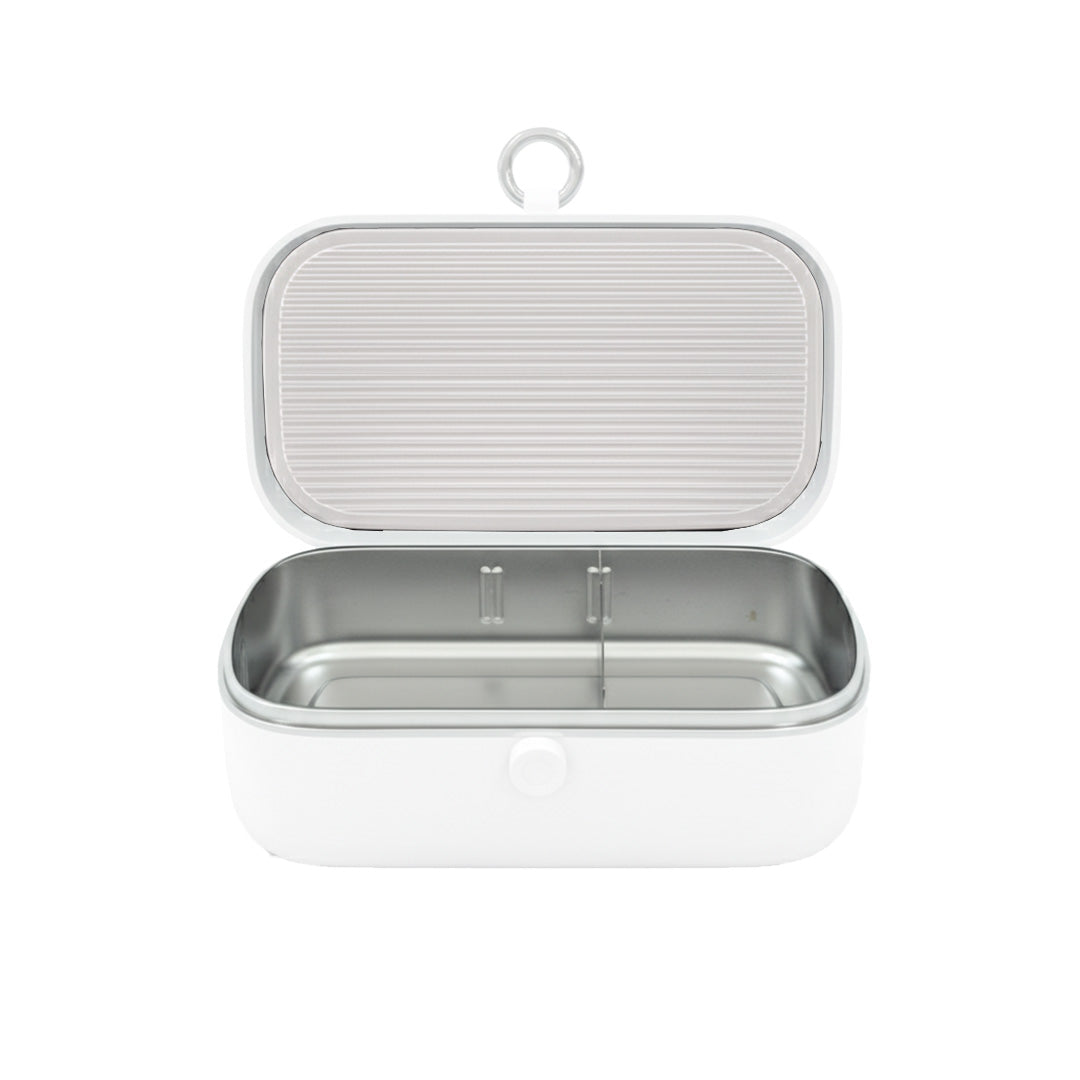 Electric Lunch Box with Food Heating – Portable Meal Warmer for Work & Travel (White)