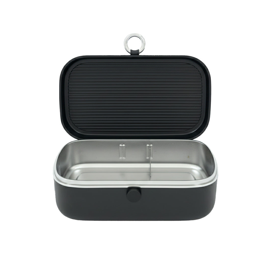 Electric Lunch Box with Food Heating – Portable Meal Warmer for Work & Travel (Black)