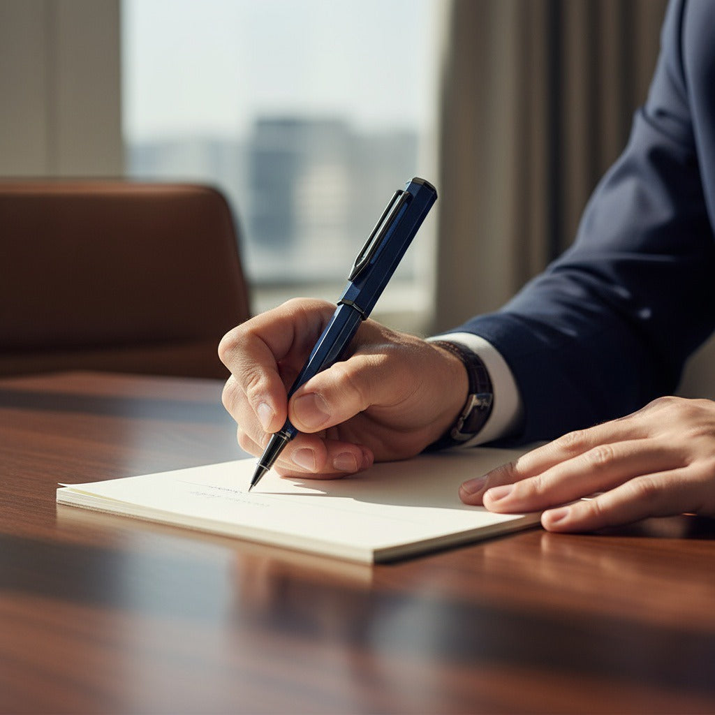 UAE's No.1 - Santhome Luxury Hex-Metal Roller Pen – Gift-Box Edition - Set of 2