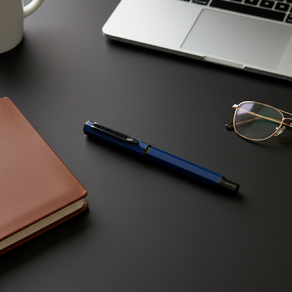 UAE's No.1 - Santhome Luxury Hex-Metal Roller Pen – Gift-Box Edition - Set of 2