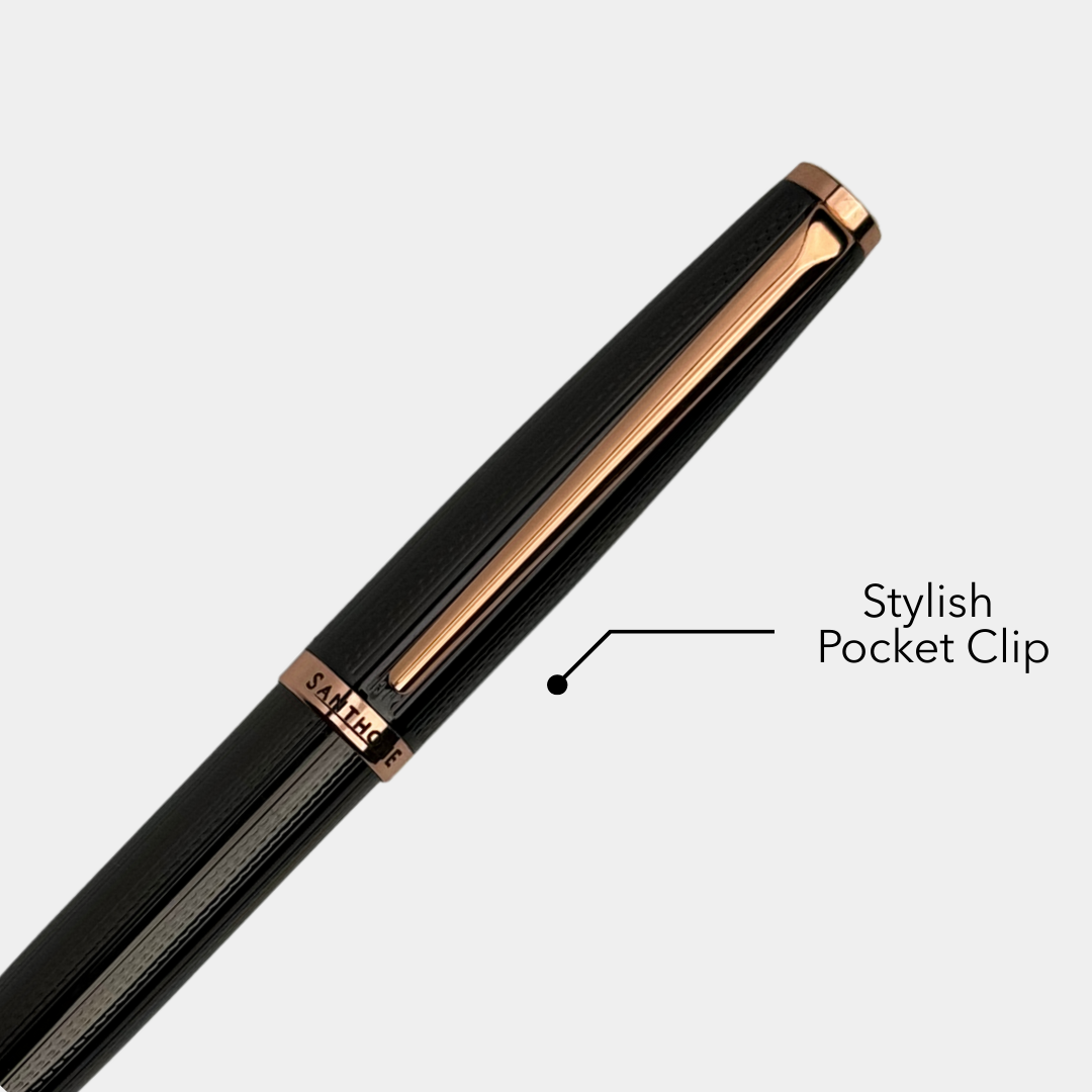 ZORY - Santhome® Gift Set of 2 Luxury Pens - Black / Gold