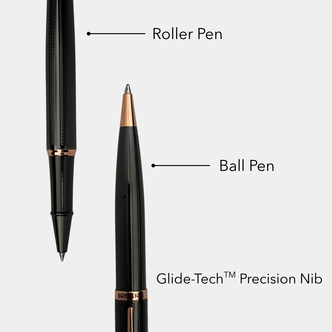 ZORY - Santhome® Gift Set of 2 Luxury Pens - Black / Gold