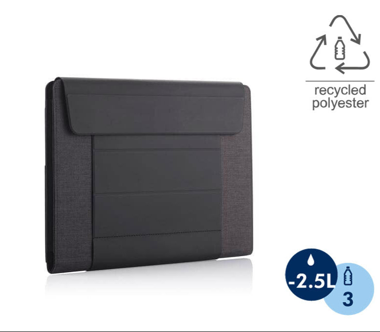 FULDA - CHANGE Collection RPET Laptop Case & Workstation - Black