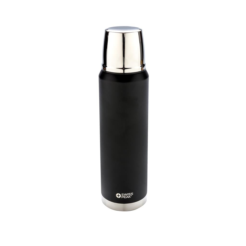 Swiss Peak ELITE - 1 L Copper Vacuum Flask - Black