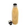 GEYER - Hans Larsen Stainless Steel Water Bottle with Wood Print - Yellow