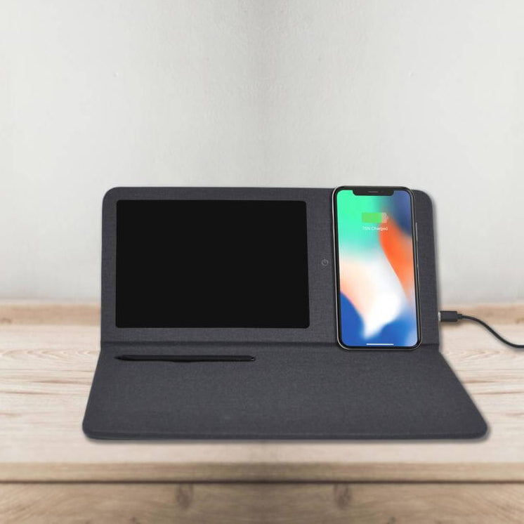 SODEN - @memorii 10W Wireless Charger & Writeable Mouse Pad - Black