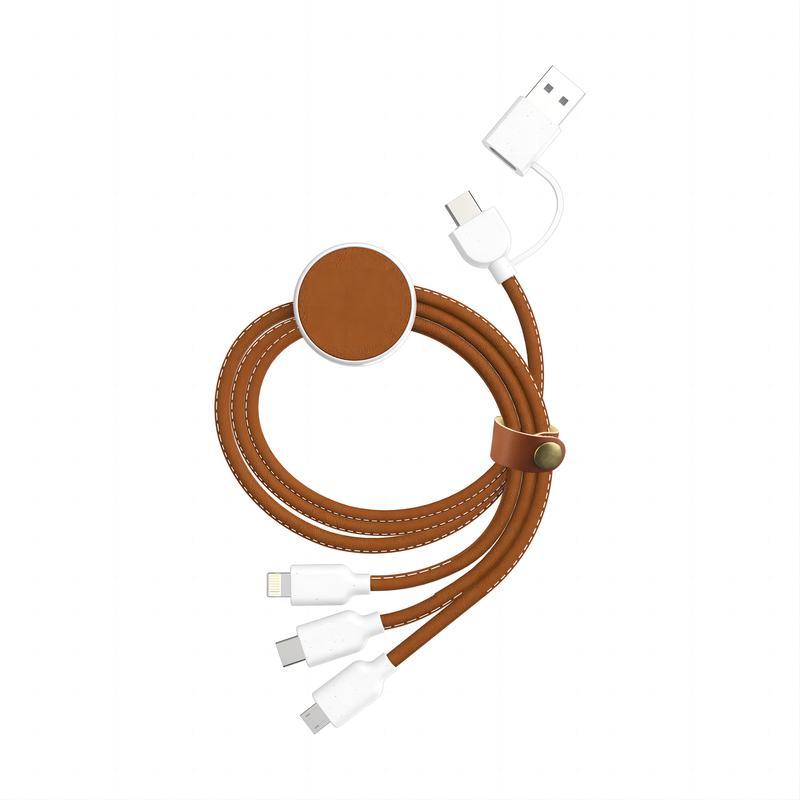 KOPER - @memorii Recycled 6-in-1 Charging Cable - White