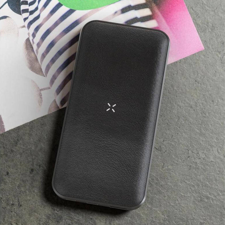 ALBECK - Recycled Leather 10000mAh PD Powerbank - Black