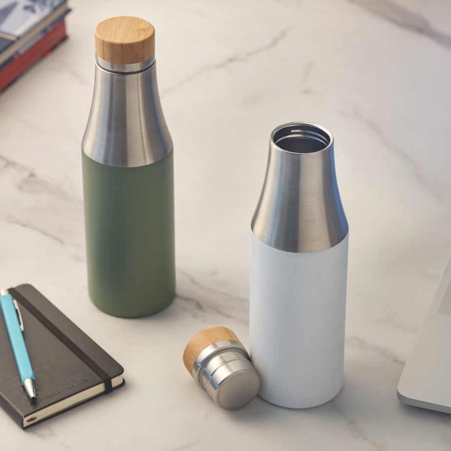 BREDA - CHANGE Collection Insulated Water Bottle - White