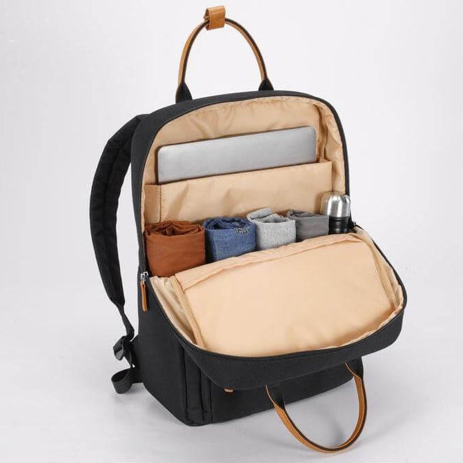 MAINZ - Santhome Metro RPET Laptop Backpack - Black