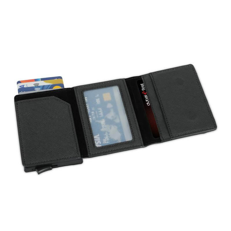TORINO - SANTHOME RFID Sliding Card Holder - Black