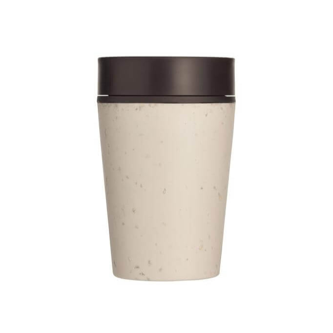 Circular Cup 8oz Cream & Cosmic Black