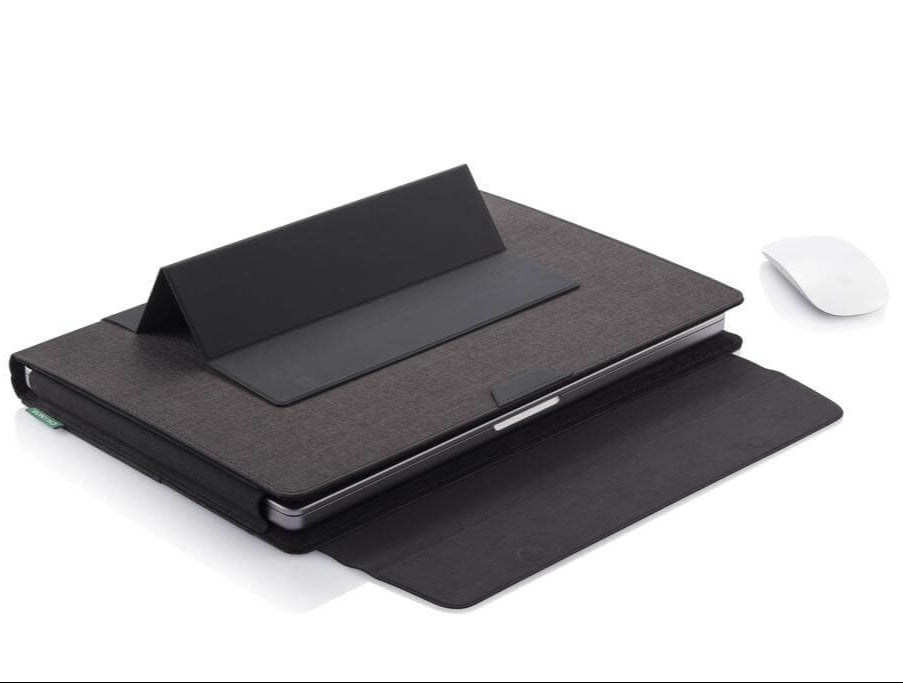 FULDA - CHANGE Collection RPET Laptop Case & Workstation - Black
